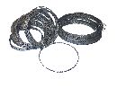 Adventringe Drahtring, Bindering 18cm 50 Stück  Wellenringe