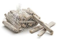 Schwemmholz-Teile / Driftwood Weiss - Gebleicht 500g   ca.10cm