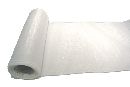 Organza Tischband mit Webkante WEISS Breite:24cm Länge:10Meter