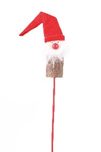 Wichtelstecker Helmut ROT-WEISS 1243066 9x27cm  Holz/Filz