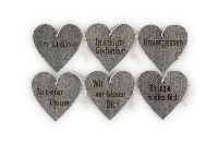 Herz mit Spruch zum Gedenken 23765303 Ein Engel schütze dic Hänger 6cm Holz In Liebe